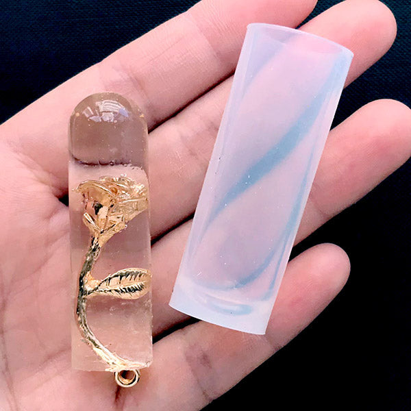 Test Tube Pendant Silicone Mold, Glass Tube Mould, Epoxy Resin Mold, MiniatureSweet, Kawaii Resin Crafts, Decoden Cabochons Supplies